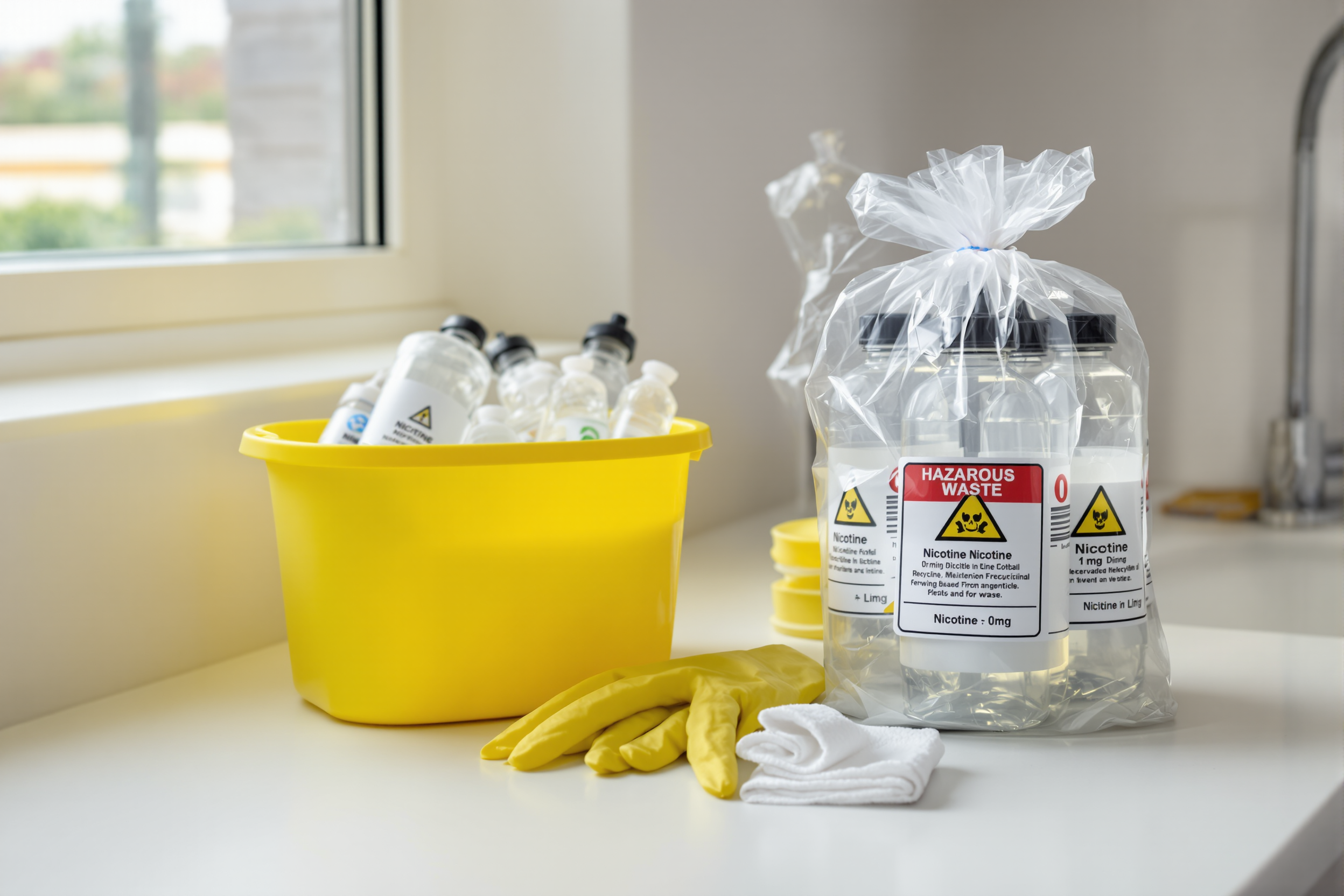 Comment recycler vos flacons d'e-liquide pour cigarette électronique