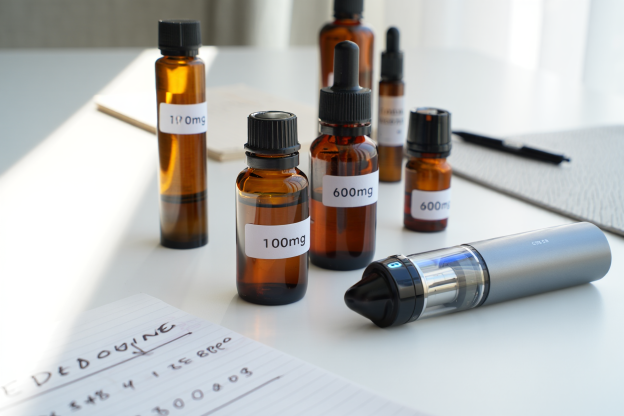 Guide des dosages d'e-liquide cbd : trouver la concentration idéale