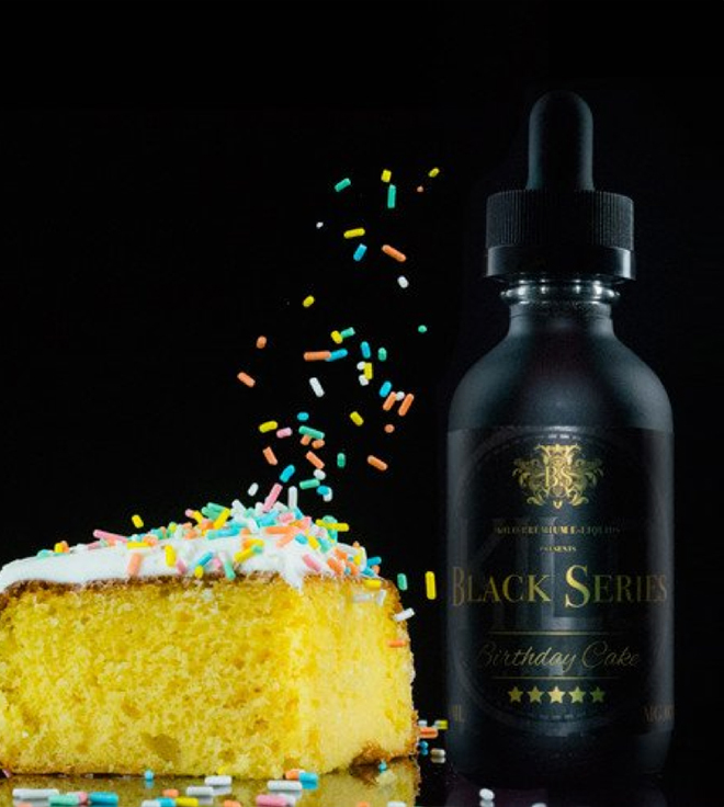 E Liquide Birthday Cake 60ml Black Series Kilo E Liquide Birthday Cake 60ml Black Series Kilo