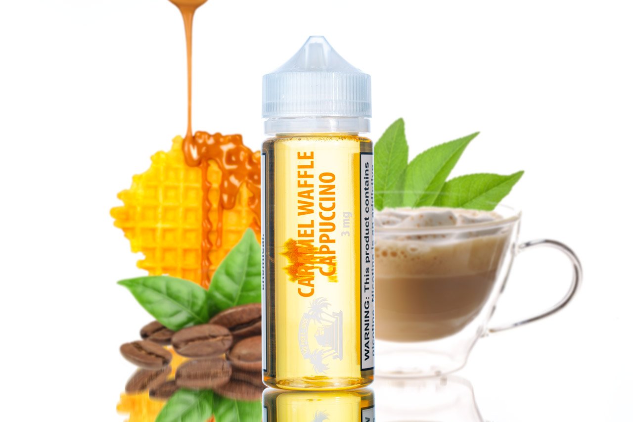 E liquide Caramel Waffle Cappuccino 120 ml - The Sauce LA E liquide Caramel Waffle Cappuccino 120 ml - The Sauce LA