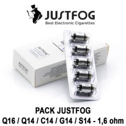 Pack de 5 résistances 1.2 ou 1.6 ohm - Justfog