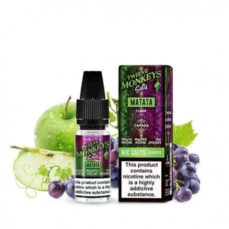 E liquide sel de Nicotine Matata 10ML - 12 Monkeys Salts