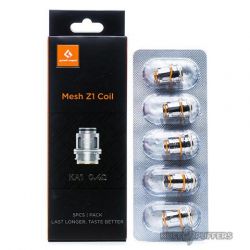 Pack de 5 résistances Mesh Z1 Coil KA1 0.4 Ohm - Geekvape