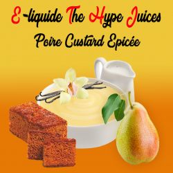 Poire-Custard epicee e-liquides THJ