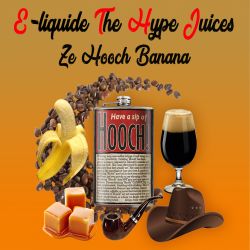 Ze BIG Hooch Banana 500 ml ou 1 Litre e-liquides THJ