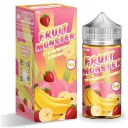  Strawberry Banana 0mg 100ml - Fruit Monster by Monster Vape Labs