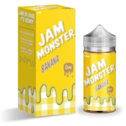 Banana 0mg 100ml - Jam Monster by Monster Vape Labs