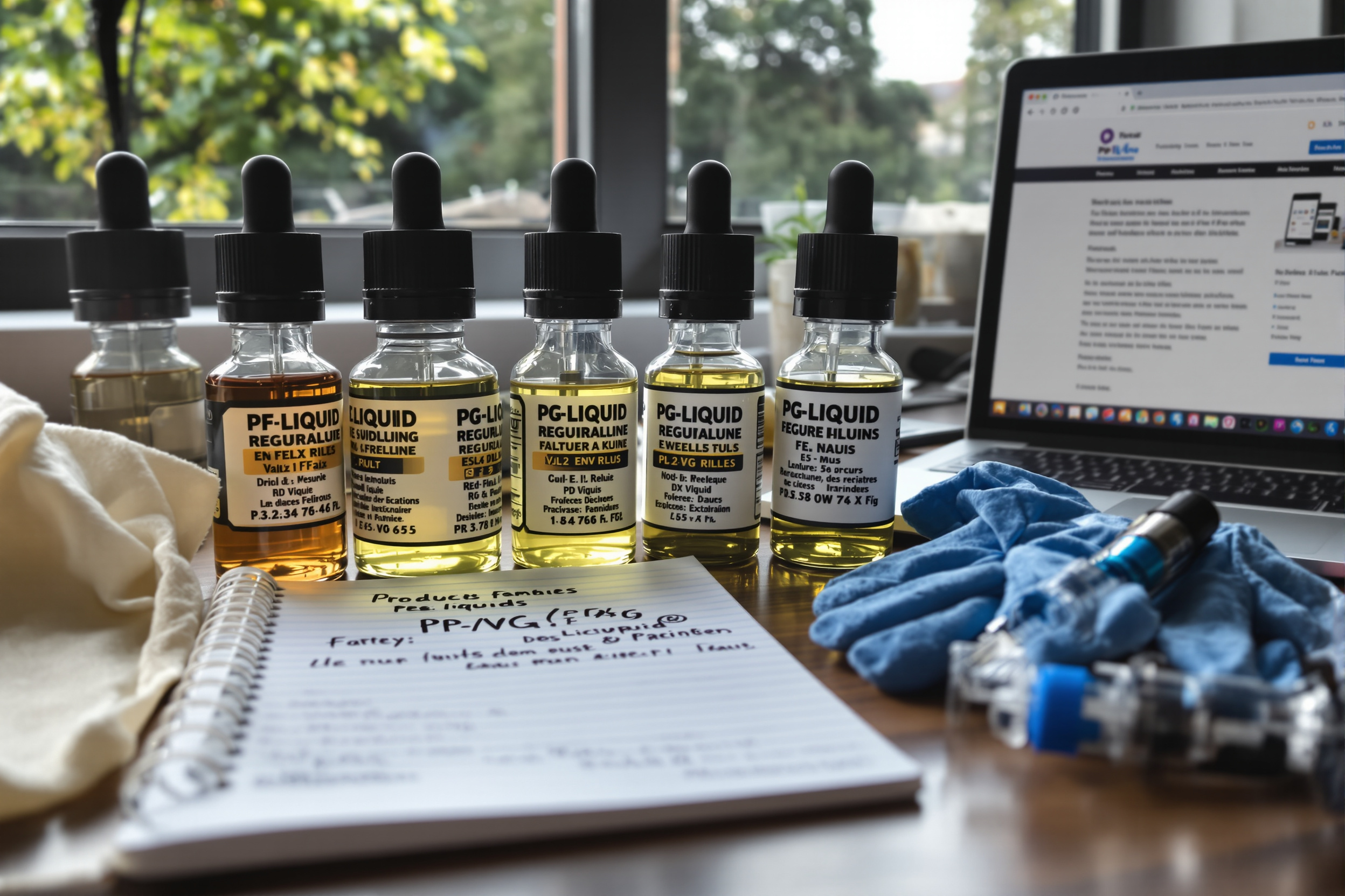 Organisation produits e-liquides et traçabilité