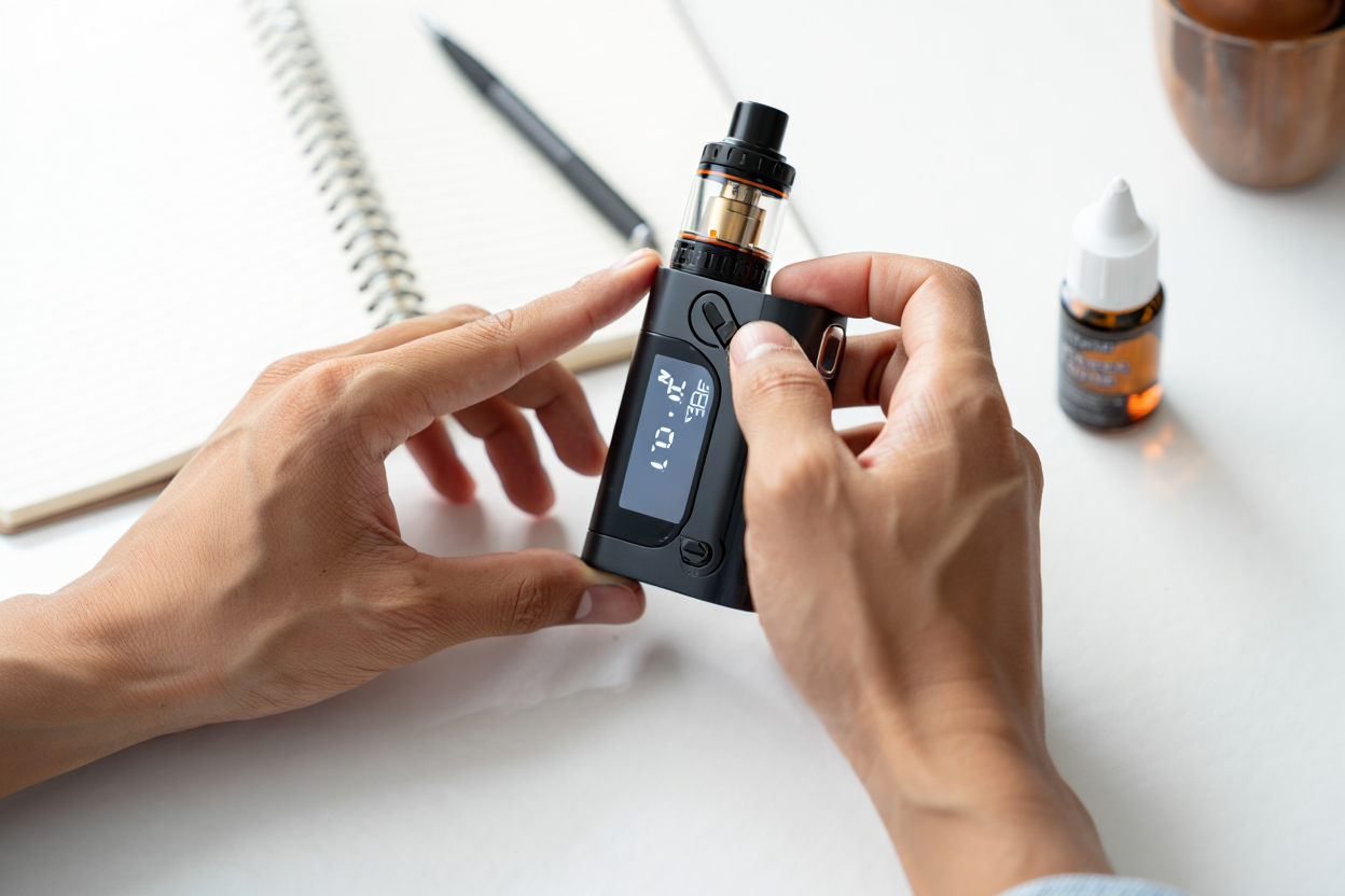 Ajustement progressif wattage vape