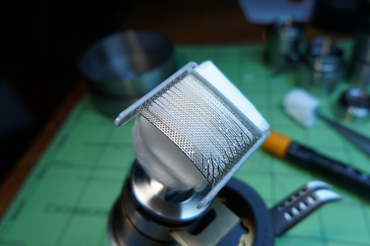 Entretien d'un coil mesh