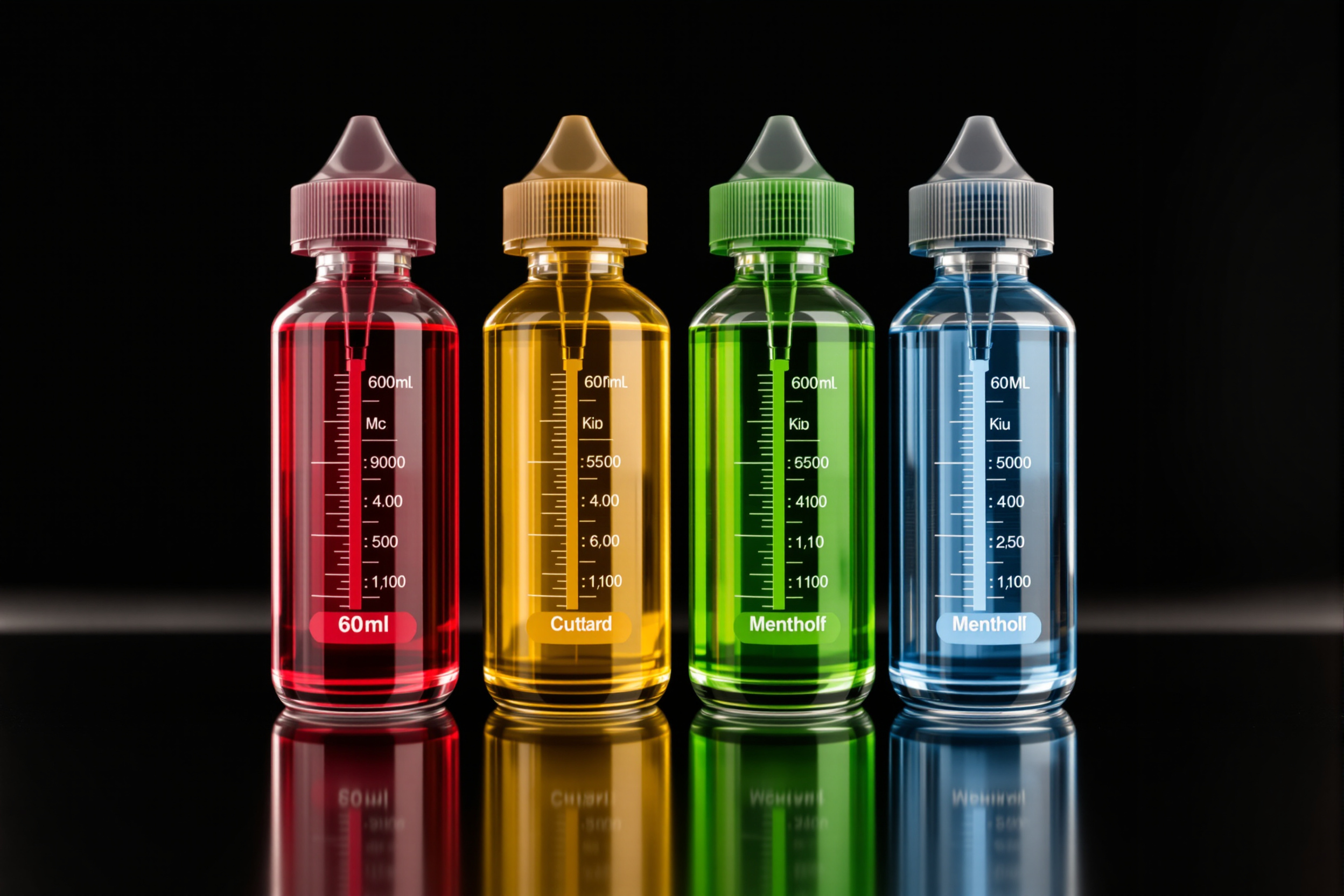 Sélection de flacons e-liquide 50 ml aux profils aromatiques variés
